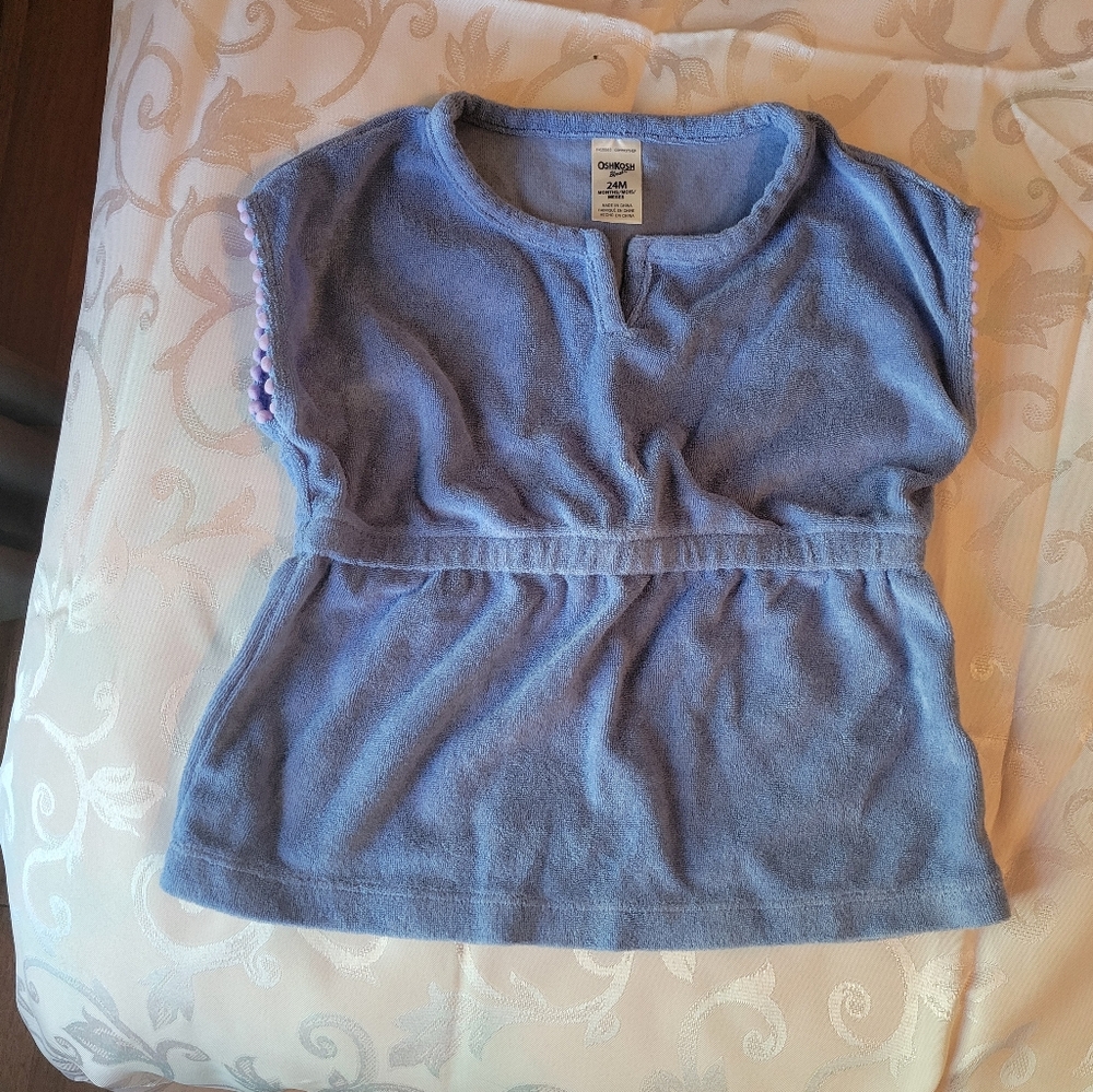 Toddler girls swim cover up OshKosh 24 mos